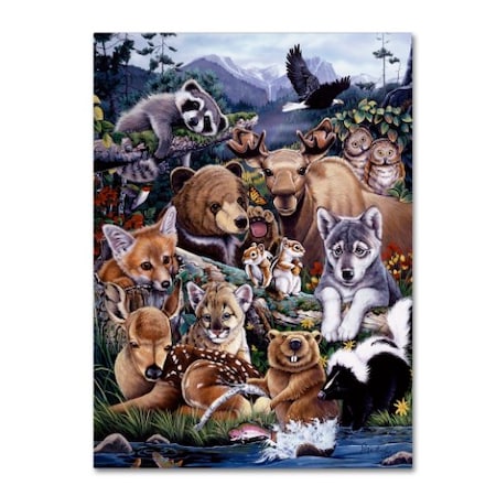 Jenny Newland 'Forest Friends' Canvas Art,24x32